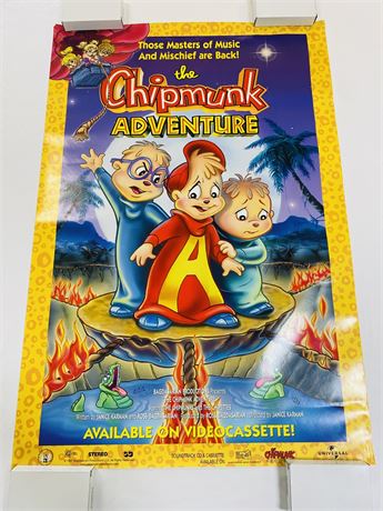 The Chipmunk Adventure Original 27x40 Movie Poster - Rolled