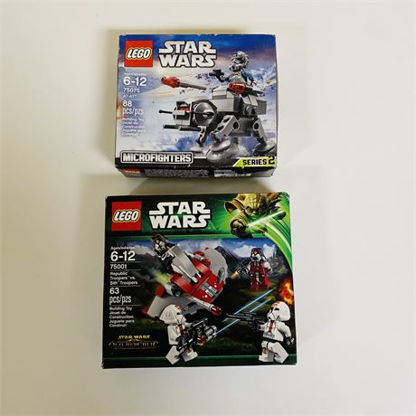 Lego 75001 + 75075 Star Wars Sets in Boxes