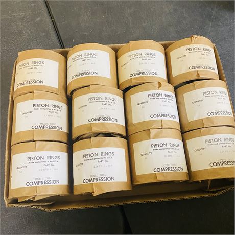 600 NOS Harley Davidson Compression Piston Rings