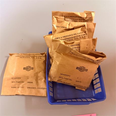 6 NOS WWII Military Surplus Harley Davidson Sprockets