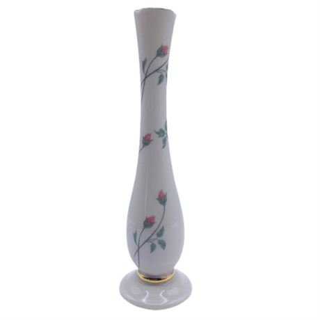 Vintage Lenox Rose Manor Ceramic Bud Vase