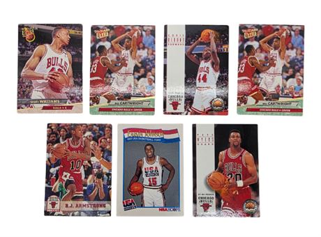 Chicago Bulls Basketball Cards-Mixed Lot