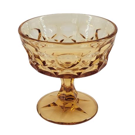 Noritake Crystal PERSPECTIVE Amber Low-Footed Sherbet