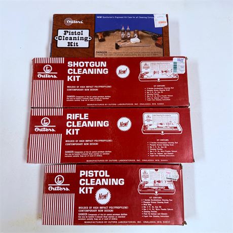 Gun Cleaning Kit Lot