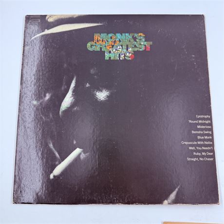Thelonious Monk Greatest Hits Vinyl Record