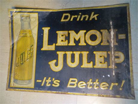 1920's Lemon Julep Sign
