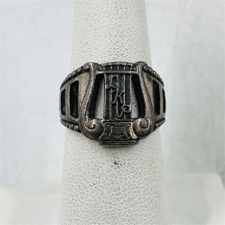 5.7g Vntg Balfour Sterling Music Ring Size 6.75