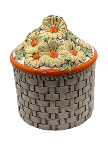 MCM daises top with cream base bowl