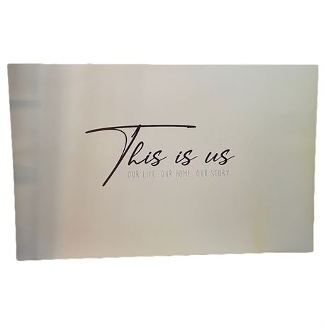 Large "This is Us" Canvas Print