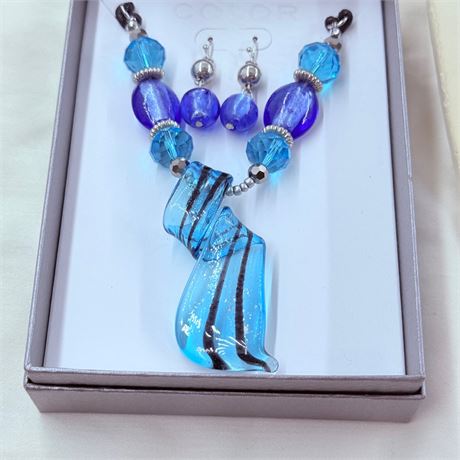 Blown Glass Necklace