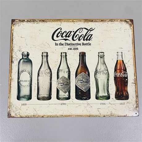 12.5x16” Coca Cola Retro Advertising Sign