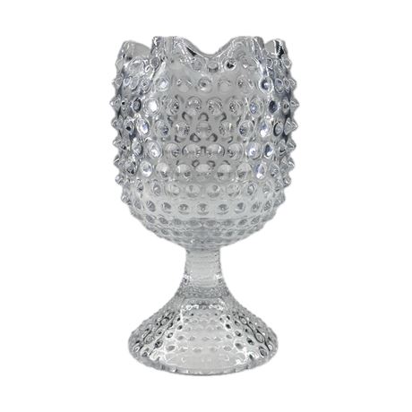 Vintage Duncan Miller Hobnail Pedestal Bud Vase