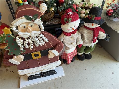 Santa & Snowmen