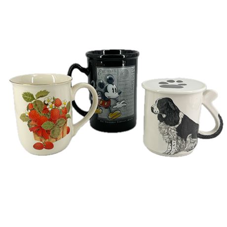 Lot of Vintage Ceramic Coffee Mugs