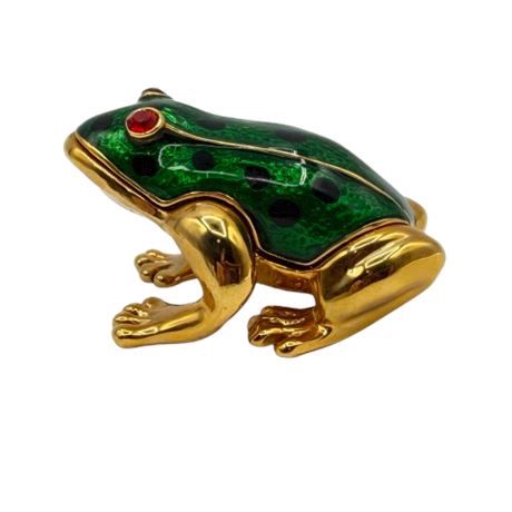 Adorable Enamel Frog