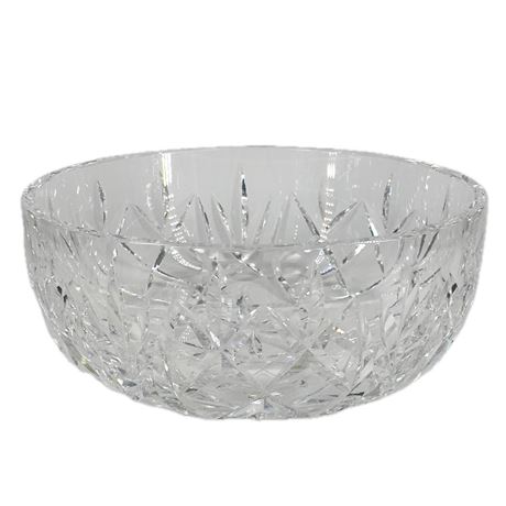 Vintage Waterford Crystal Round Glass Bowl