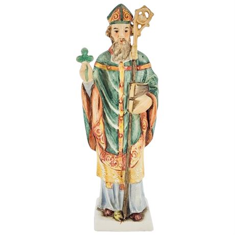 Vintage Goebel Sacrart Saint Patrick Western Germany Figurine
