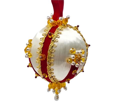 VTG Beaded Push-pin Ornament