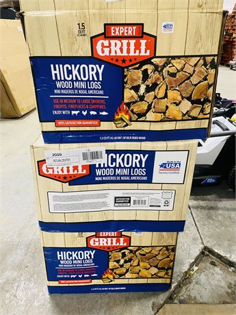 expert grill hickory mini logs