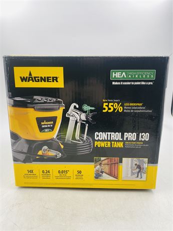New Wagner Control Pro 130 Power Tank Paint Sprayer