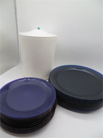 NEW VINTAGE TUPPERWARE LARGE CANISTER & OPEN HOUSE COLLECTION