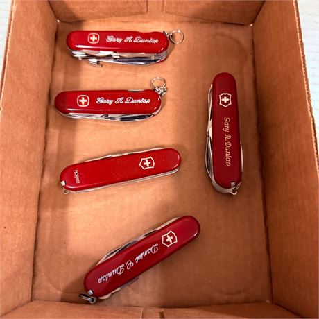 5 Swiss Army Knives