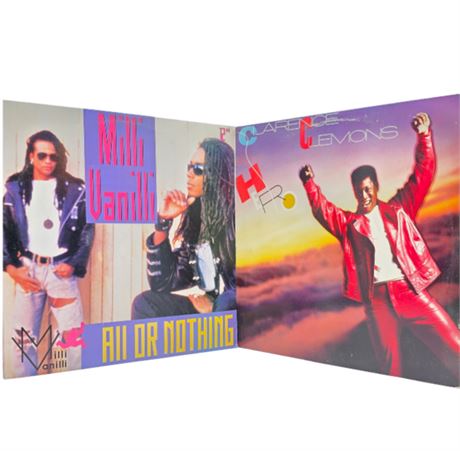 Milli Vanilli, 1989 & Clarence Clemons, 1985