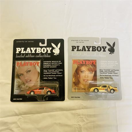 2 Vntg Johnny Lightning Playboy Cars