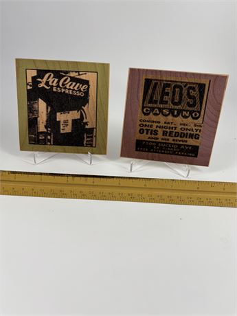 Cleveland Landmark Drink Coasters