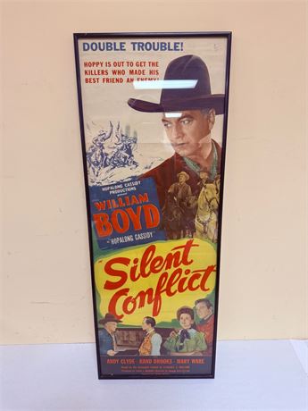 Silent Conflict Original Framed Movie Poster