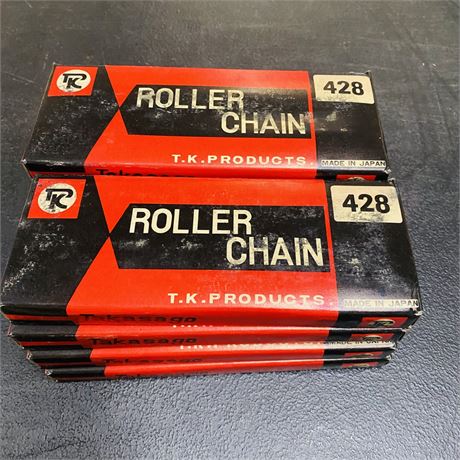 8 NOS 428 Motorcycle Chains