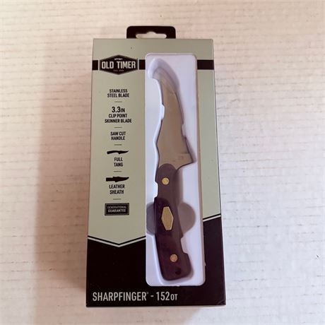 Old Timer Clip Point Skinner Blade