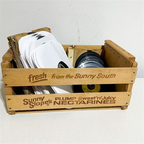 Lot of Assorted Victrola Records and 45 Singles
