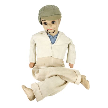 K & S Charlie McCarthy Ventriloquist Doll