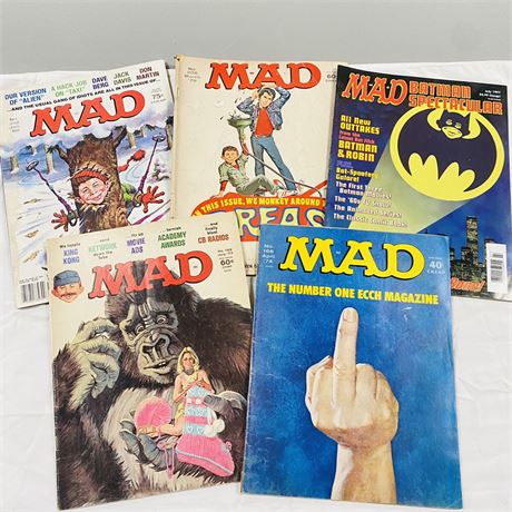 5 Mad Magazines