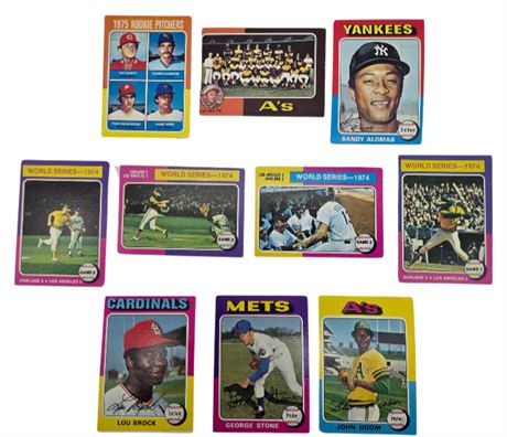 1975 Topps Baseball Cards