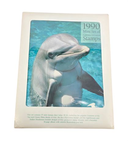 1990 Mint Set Commemorative Stamps--Complete