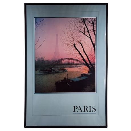 Paris Poster in Plastic Frame