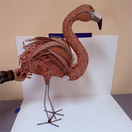 40” Tall Beadworx Flamingo