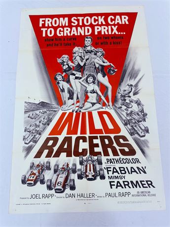 Wild Racers Original 27x41” Movie Poster