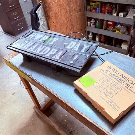 28” Neon Sogn w/ Letter Kit