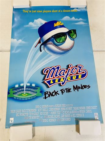 Major League Back to the Minors Original 27x40 Movie Poster - ROLLED