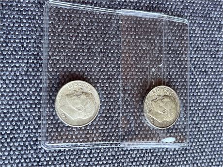 1954 liberty dimes lot