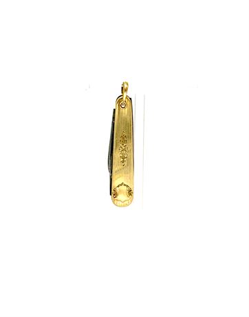 Vtg Miller Brothers Men's 14K Gold Filled Pocket Knife