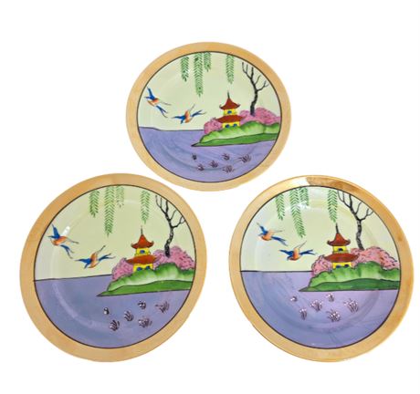 Set of Three, Nippon Era, 7" Plates