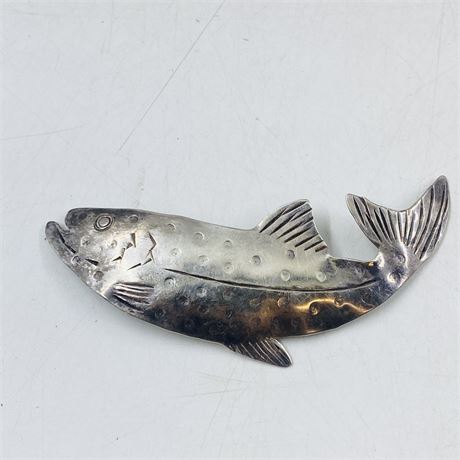 8g Vntg Sterling Fish Pin