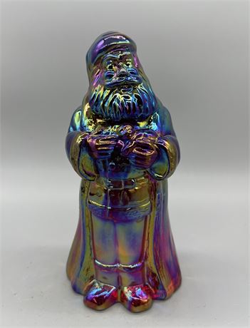 Fenton Red Carnival Standing Santa