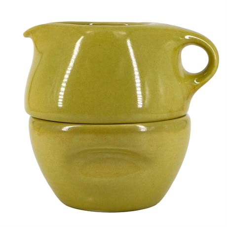 Russel Wright for Iroquois Vintage Stacking Creamer and Sugar Bowl Set
