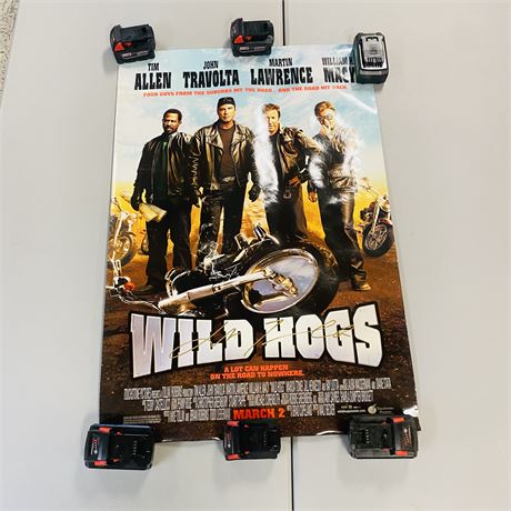 John Travolta Autographed Wild Hogs Movie Poster