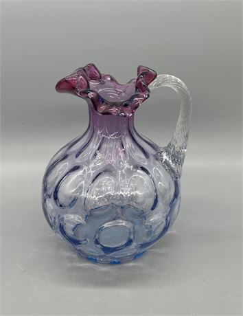 Fenton Mulberry Coin Dot Pitcher